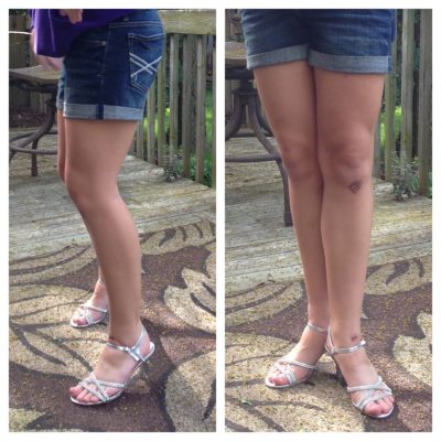 Grad Shoes Meet Camp Knees