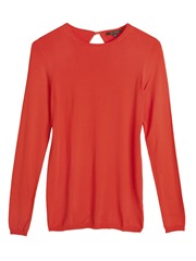 PT WC Keyhole Sweater Orange