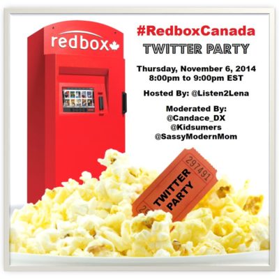Movie Lovers! It&rsquo;s A #RedboxCanada Twitter Party!