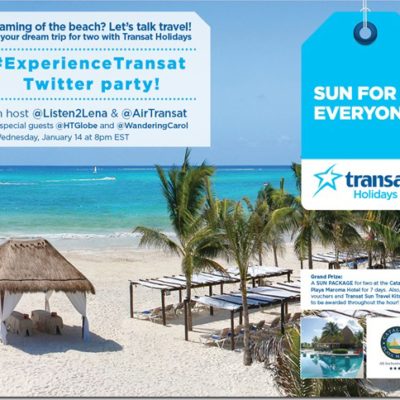 Join Us For The #ExperienceTransat Twitter Party!