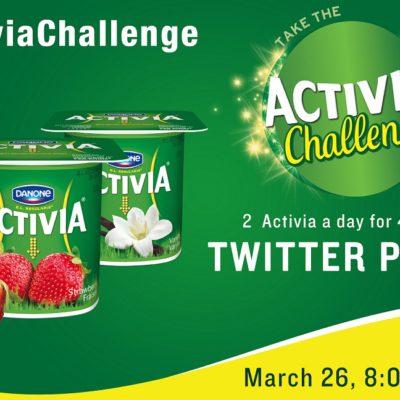 Take The #ActiviaChallenge And Win! Twitter Party Thursday March 26 @8pm EST